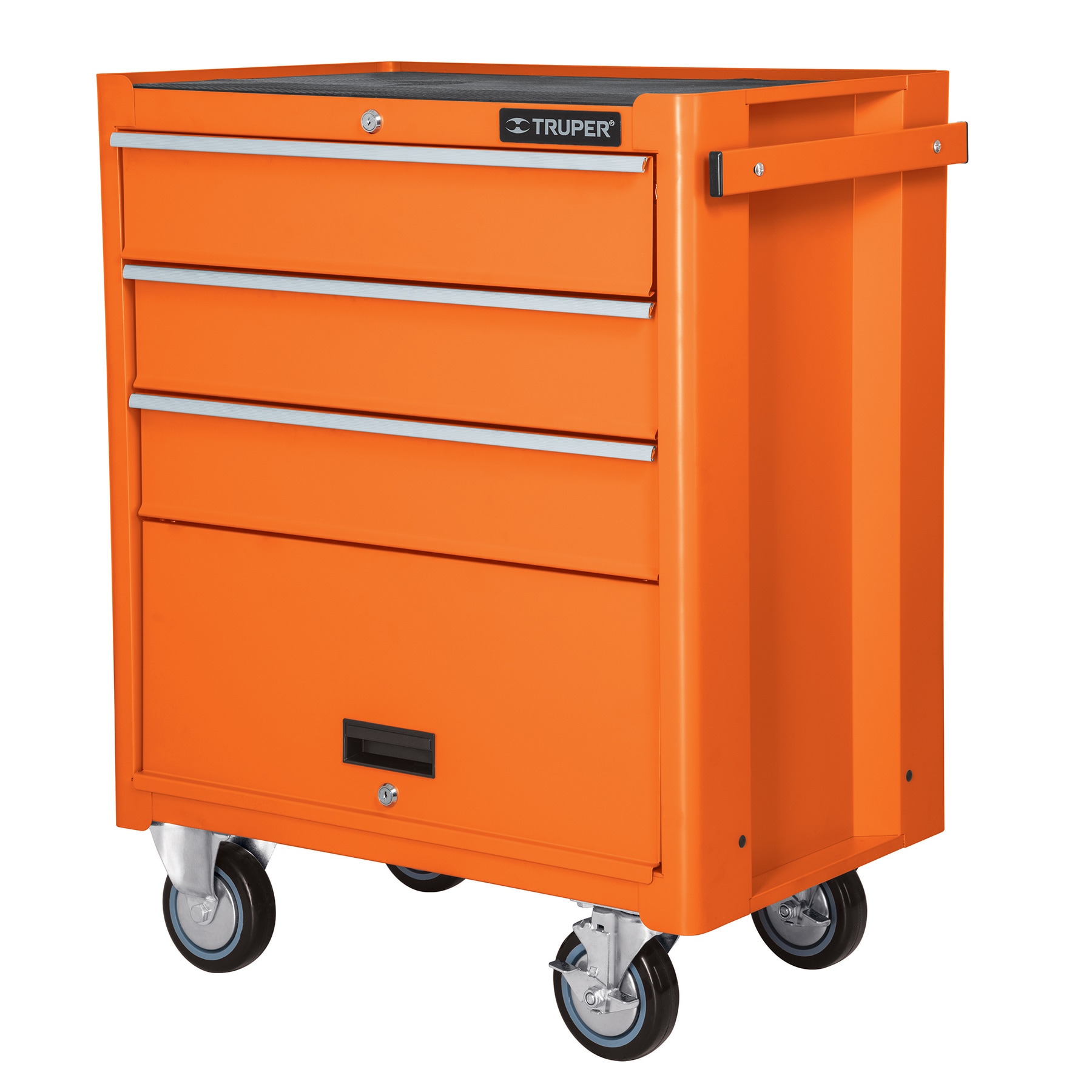 Aobabo Gabinetes de almacenamiento de herramientas de metal con ruedas, 3  cajones de herramientas rodantes para garaje, almacén, requiere montaje..